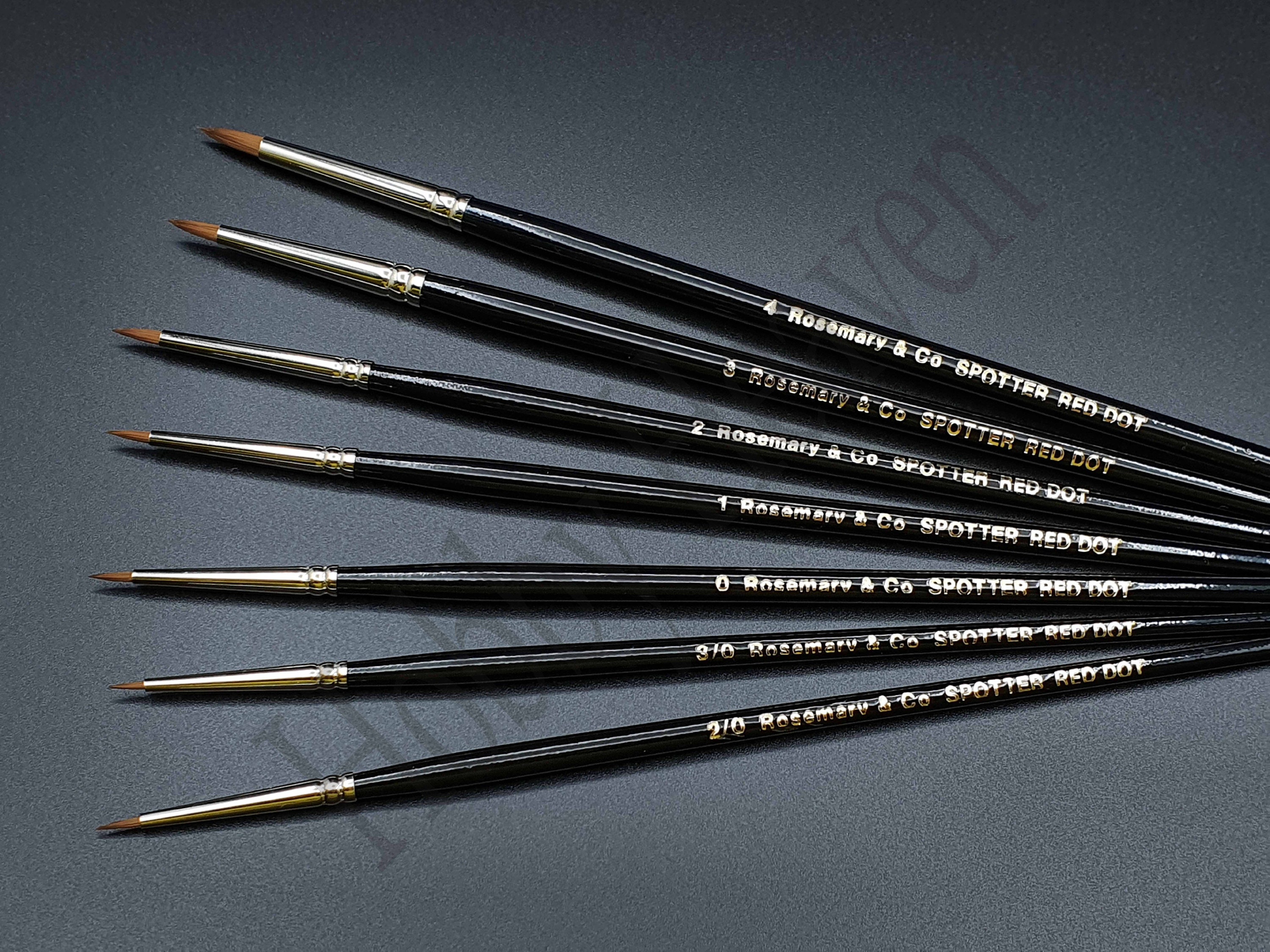 Rosemary & Co Red Dot Spotters Synthetic Brushes Full Range Etsy