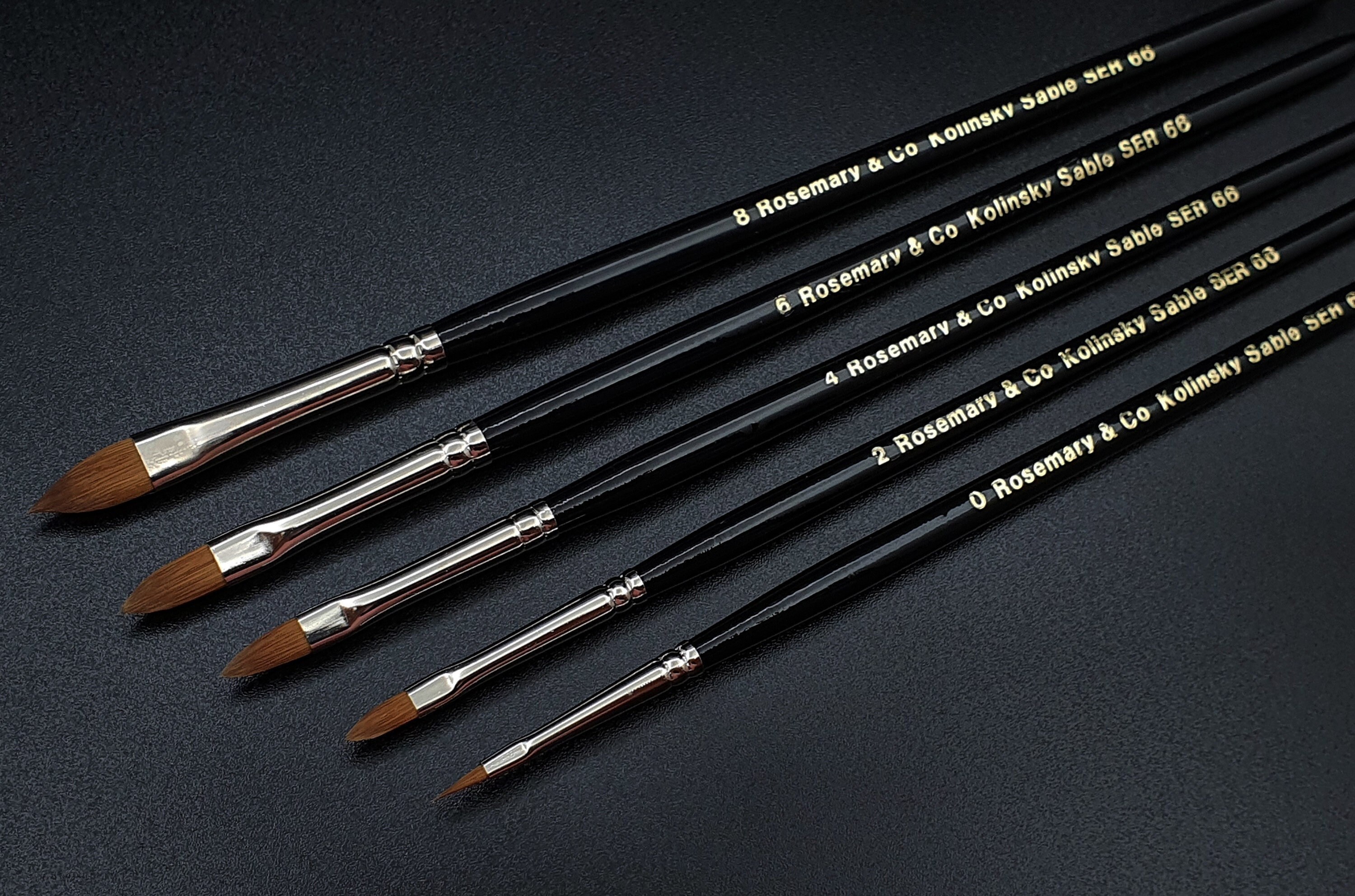 Rosemary & Co Red Dot Spotters Synthetic Brushes Full Range Fast