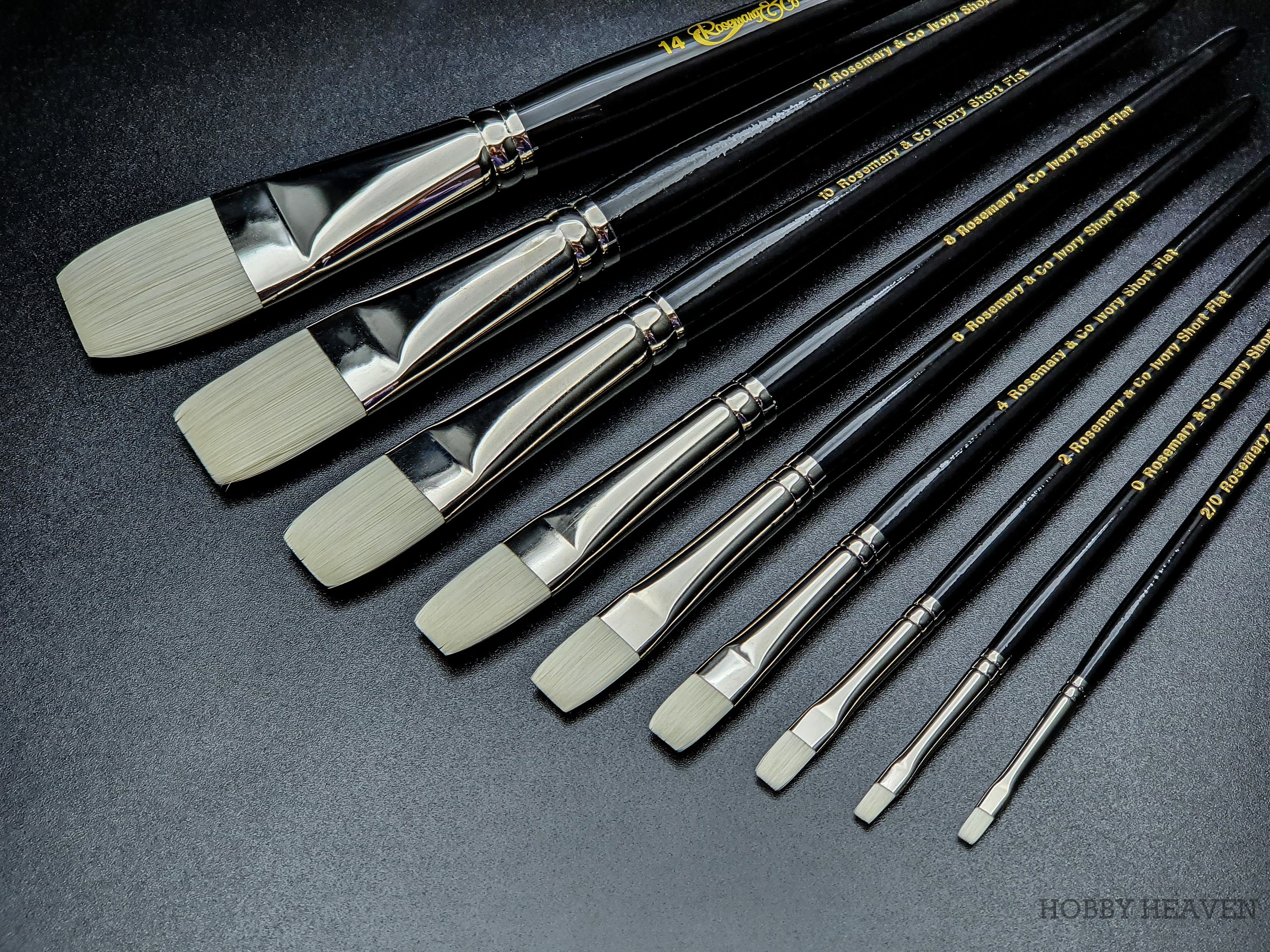 Rosemary & Co Series 33 Kolinsky Sable Brushes Full Range 