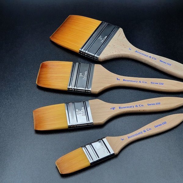 Rosemary and Co Paint Brushes Etsy