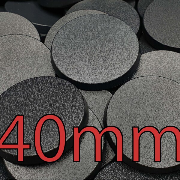 Wargaming 40 mm ronde gewone plastic voet Warhammer