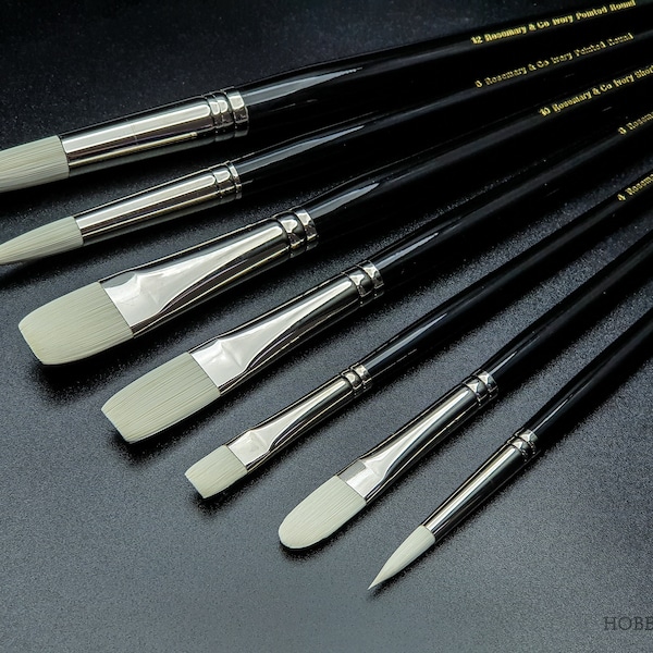 Rosemary and Co Paint Brushes Etsy