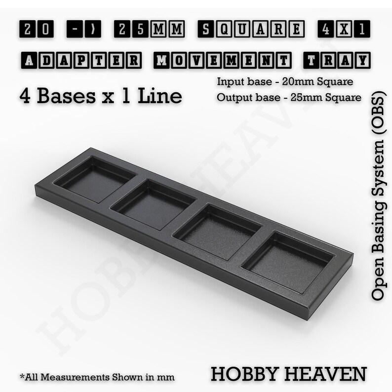 Juegos de mesa Bandejas de movimiento Adaptadores de tamaño Cuadrados y rectángulos Wargaming Wargames imagen 7