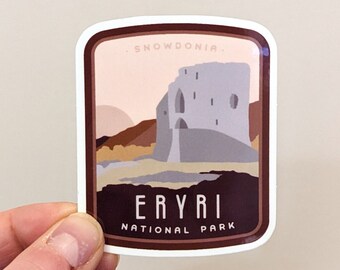 Eryri / Snowdonia National Park Vinyl Sticker