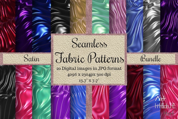 Seamless SATİN Fabric Patterns, SİLK Textures, Linen Digital Papers,  Printable Scrapbook, Liquid Marble, Silk Backgrounds, Black, Red, Pink 