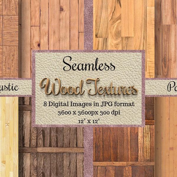 Seamless Rustic Wood Textures, square Wood Patterns, vintage brown Floor Digital Papers, Printable Scrapbook Papers,repeat floor Backgrounds