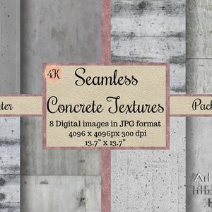 Seamless Winter Color Concrete Textures, Naturel  Design, Snowy Pattern, floor Printable Scrapbook, wallpaper Backgrounds, Minimal Papers 4K