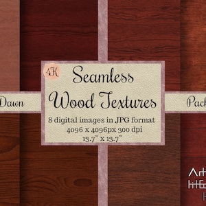 Seamless Red WOOD Textures, Dark Flooring patterns, dollhouse wood sheet, Digital Papers, Printable Scrapbook, Wood Background, wallpapers
