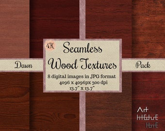 Seamless Red WOOD Textures, Dark Flooring patterns, dollhouse wood sheet, Digital Papers, Printable Scrapbook, Wood Background, wallpapers