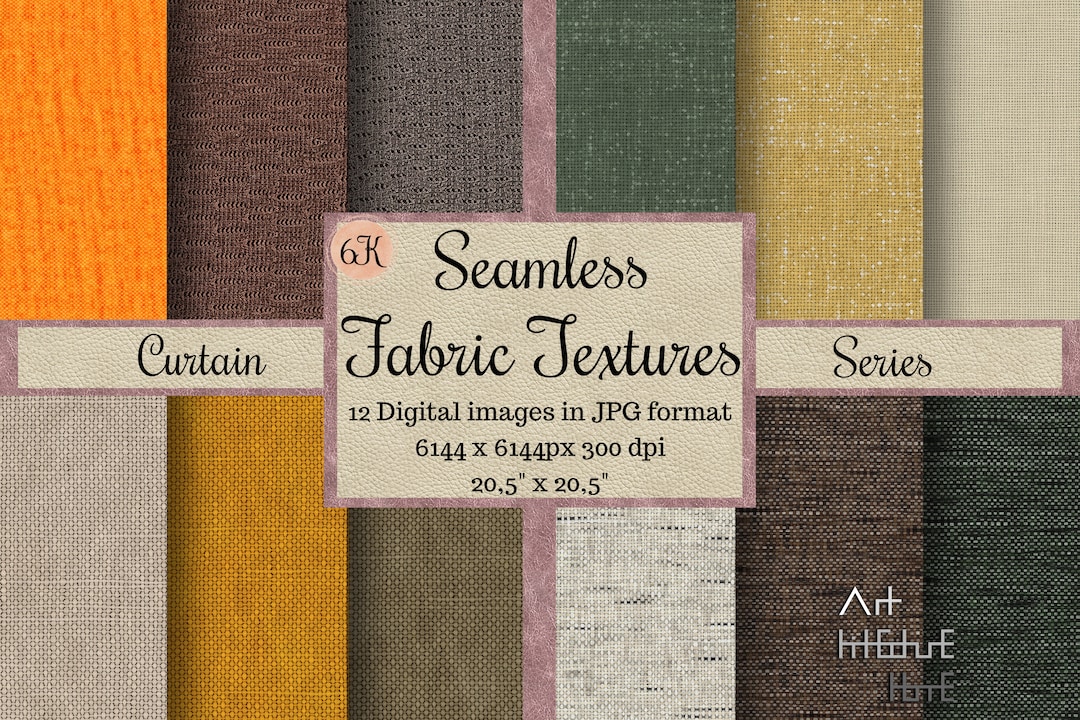 Seamless Fabric Textures, Curtain Fabric Material, Cotton Pattern ...