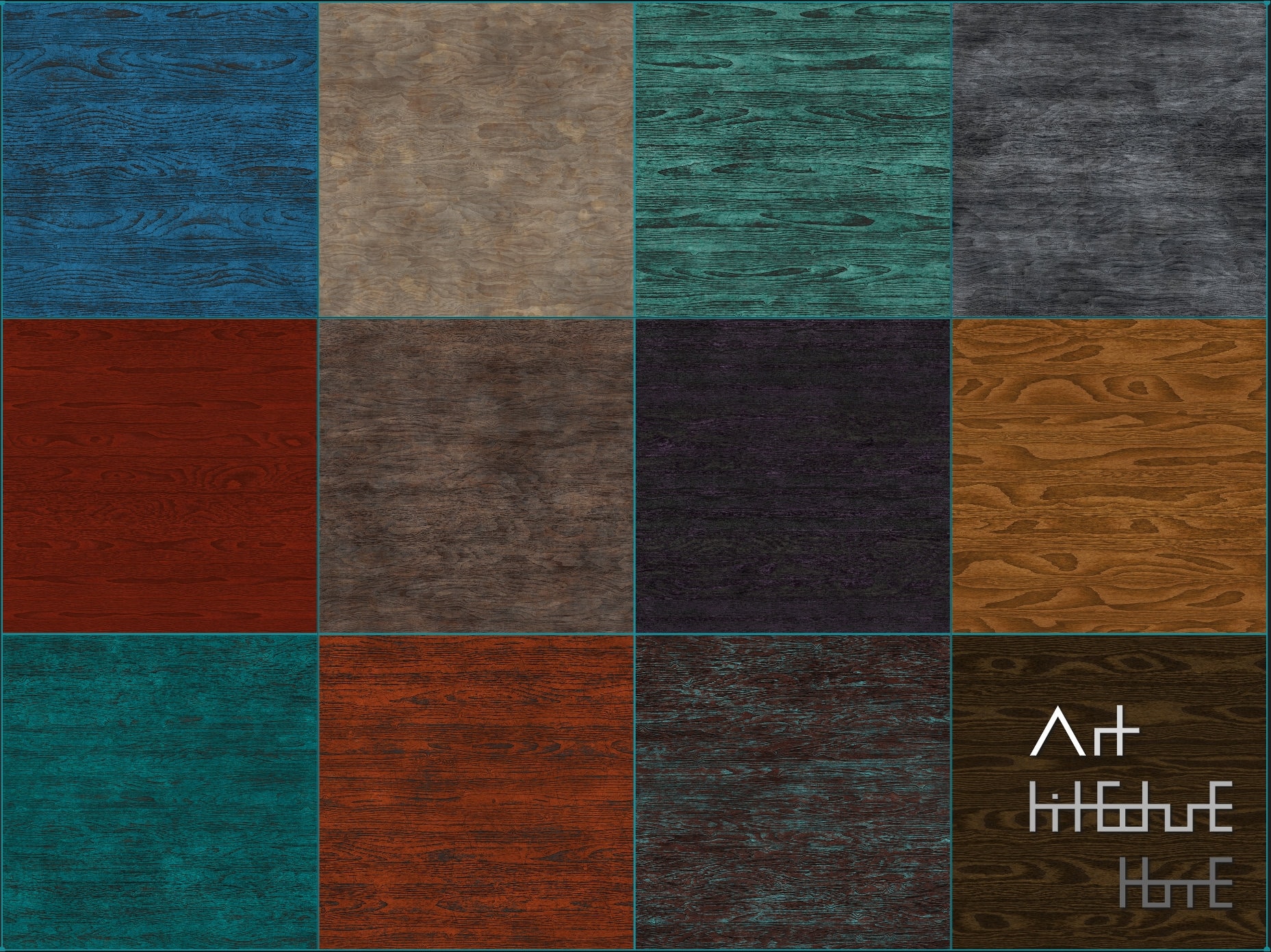 Seamless Colorful Plain Wood Textures, Red Wood Pattern, Parquet Timber ...