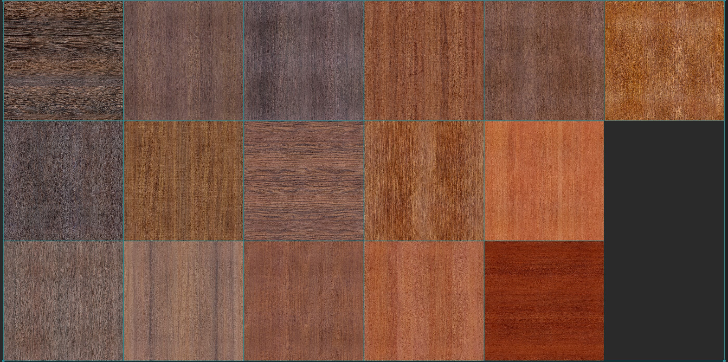 16 Seamless Dark Plain Wood Textures, Floor Wood Patterns, Timber ...