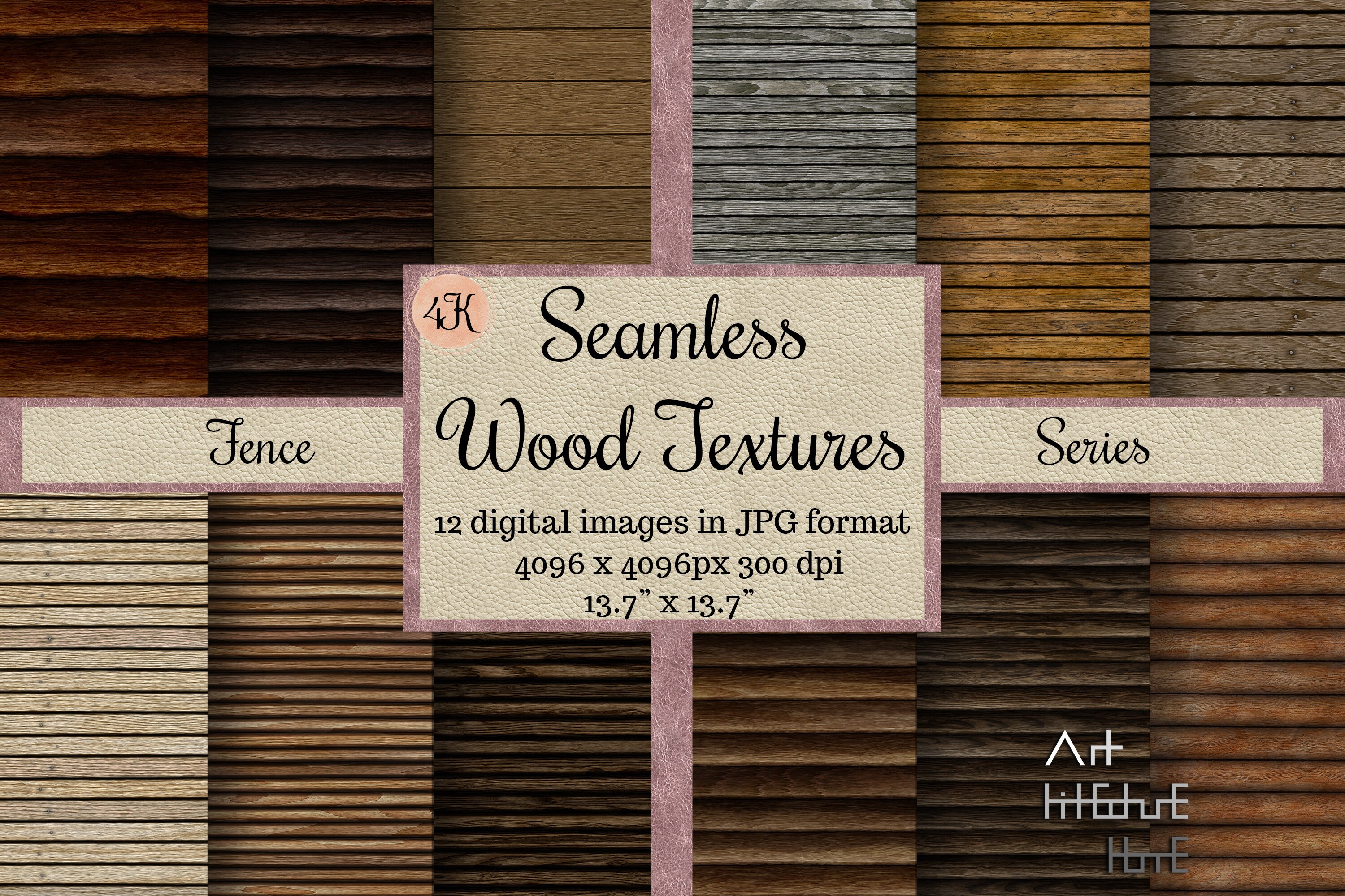 Textures de bois de clôture sans couture, motifs de planches, papiers numériques en bois, album imprimable, fond de bois, bois pour artisan bricolage,