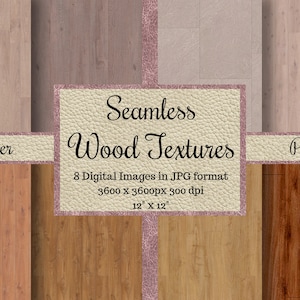 Seamless Wood Textures | Seamless wood Patterns | Digital Papers | Printable Scrapbook Papers | Commercial Use | Backgrounds | Summer Pack