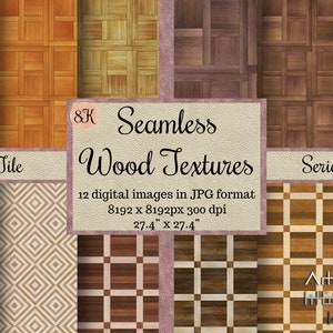 Seamless Tile Wood Textures, square parquet, varnish flooring , Digital Papers, Printable Scrapbook, wood wallpapers, wood dollhouse sheet