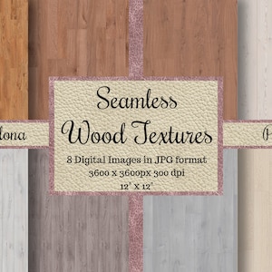 Seamless Wood Textures, Seamless wood Patterns, Digital Papers, Printable Scrapbook Papers, Commercial Use, wood Backgrounds, Barcelona Pack