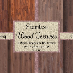 Seamless Wood Textures | Seamless Wood Patterns | Digital Papers | Printable Scrapbook Papers | Commercial Use | Backgrounds | Browny Pack