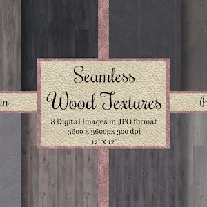 Seamless dark Wood Textures, Seamless wood Patterns | Digital Papers, Printable Scrapbook Papers Commercial Use Pale Backgrounds Autumn Pack