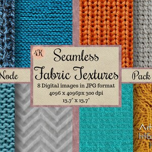 Seamless Fabric Textures, Knoten Stoffmuster, Wolle Digital Papers, druckbare Scrapbook Papiere, Leinen Hintergründe, Textil, Baumwolle, Teppich