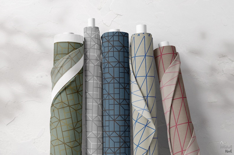 6K Seamless Fancy Lines Fabric Textures, Zigzag Fabric Pattern, Digital ...