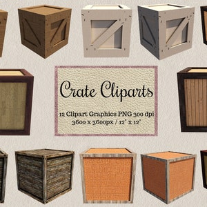 Crate Cliparts, Wood Box photoshop overlay, chest layout, coffer transparent background, ark box png, wooden case elements, bin can case png