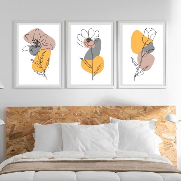Mustard Wall Art Etsy UK
