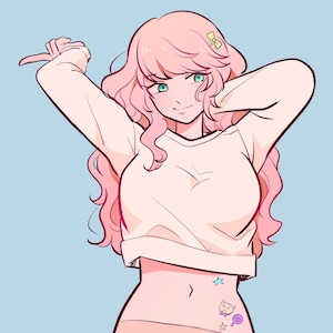 Encargo de personajes de anime a todo color