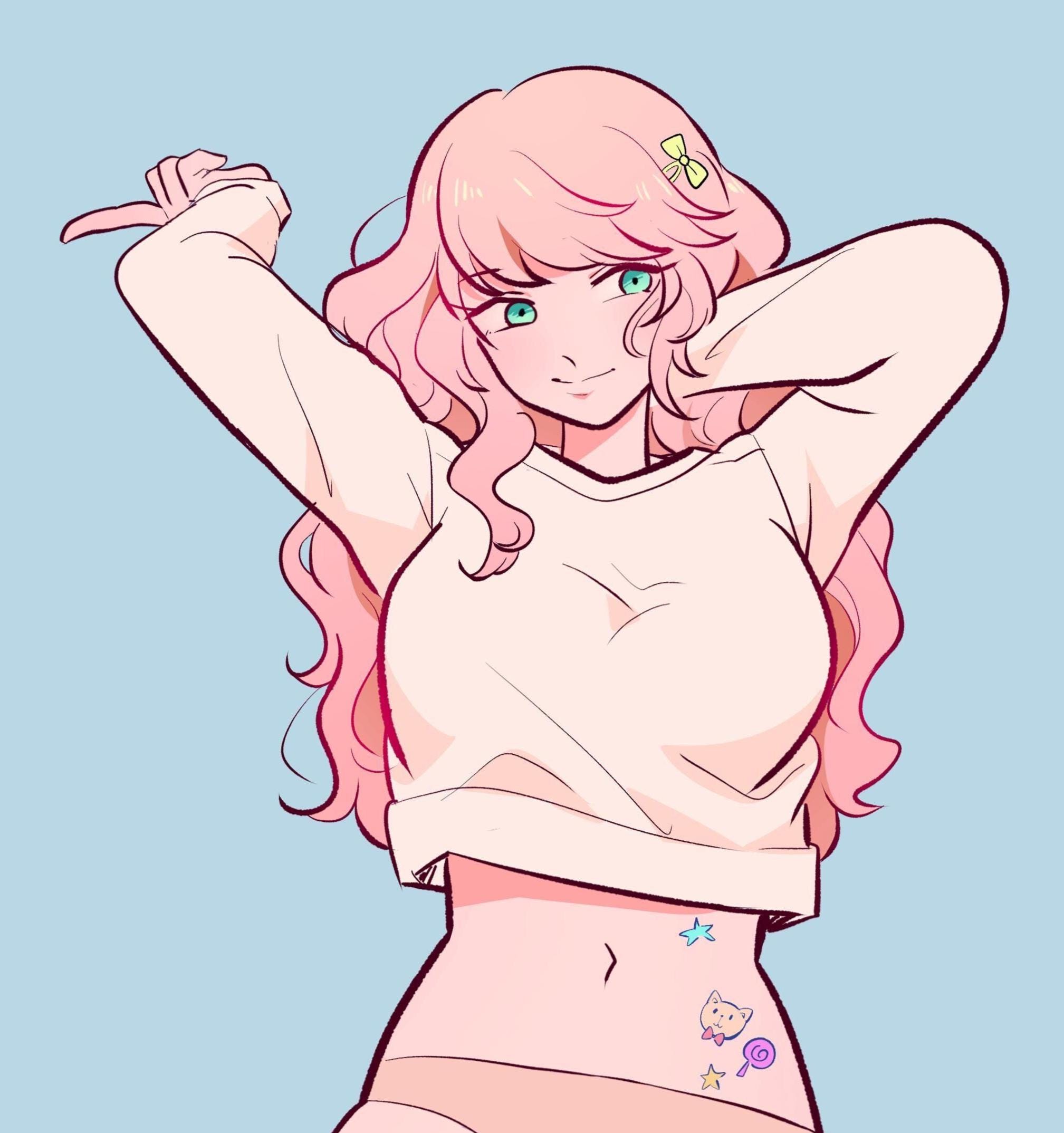 Full colored anime characters commission