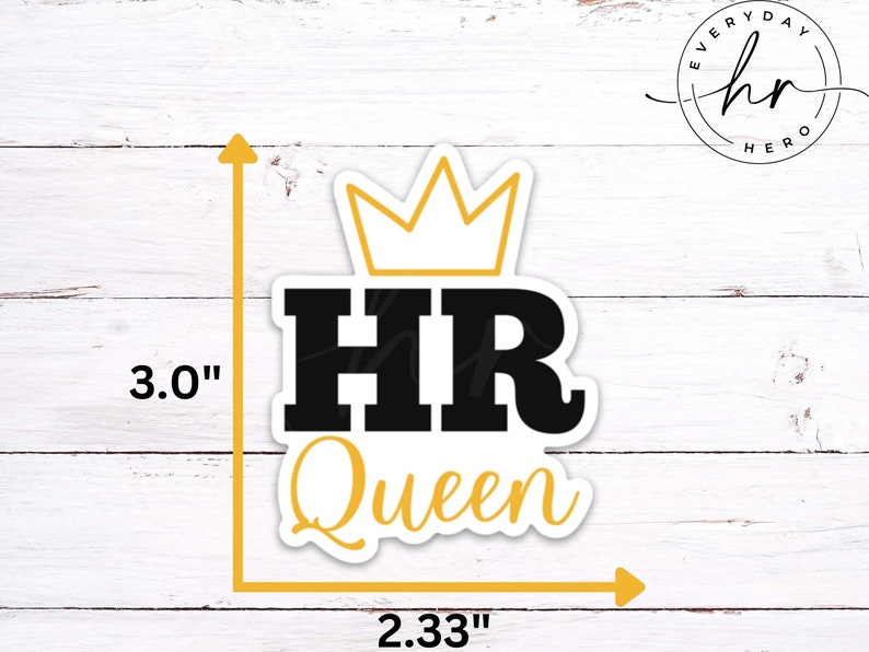 HR sticker, human resources, funny hr sticker, cute sticker, hr coworker, hr gift, hr manager, hr director, human resources gift image 2