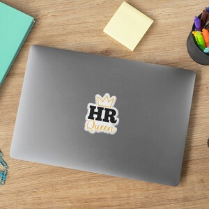 HR sticker, human resources, funny hr sticker, cute sticker, hr coworker, hr gift, hr manager, hr director, human resources gift image 4