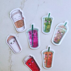 Kawaii Starbucks Sticker Inspirational Coffee Stickers Laptop Stickers  Aesthetic Stickers Waterbottle Stickers Computer Stickers