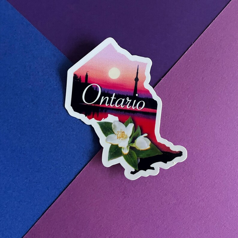 Ontario Province Sticker Waterproof Vinyl Planner Stickers Laptop