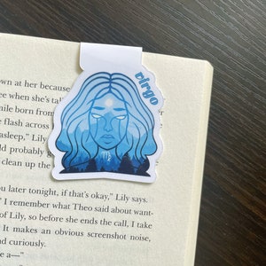 Virgo Horoscope Magnetic Bookmark | Books | bookmarks | Astrology bookmark | Unique bookmark | reading, cute bookmark,  gift  bookmark, girl