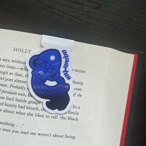 Aquarius Horoscope Magnetic Bookmark | Books | bookmarks | Astrology bookmark | Unique bookmark | reading,cute bookmark,gift, bookish, blue