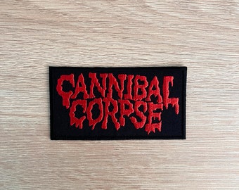 Cannibal Corpse Patch / Heavy Metal Music Patch / Sew Or Iron On Embroidered Patch / Music Patch For Battle Vest, Backpack, Denim Jacket