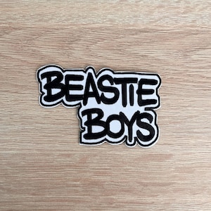 Beastie Boys-patch / Hiphopmuziekpatch / Rapmuziekpatches / Naai of strijk geborduurde patch / Patch voor jassen, tassen en hoeden