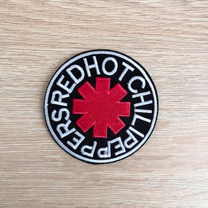 Red Hot Chili Peppers Patch / Rock Music Patch / Sew Or Iron On Embroidered Patch / Music Patch For Bags Jackets & Hats