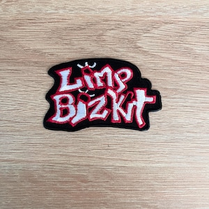 Limp Bizkit Patch / Rock Music Patch / Sew Or Iron On Embroidered Music Patch / Patch For Denim Jackets, Battle Vests, Beanies, Backpacks