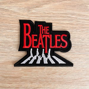 The Beatles John Paul George & Ringo Tessuto Tasca a Toppa