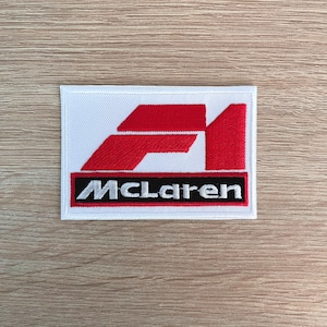 McLaren Formula One Patch / F1 Racing Motorsport Patch / Sew Iron On Embroidered Patch / Team McLaren Patch For Jackets, Bags, Backpacks