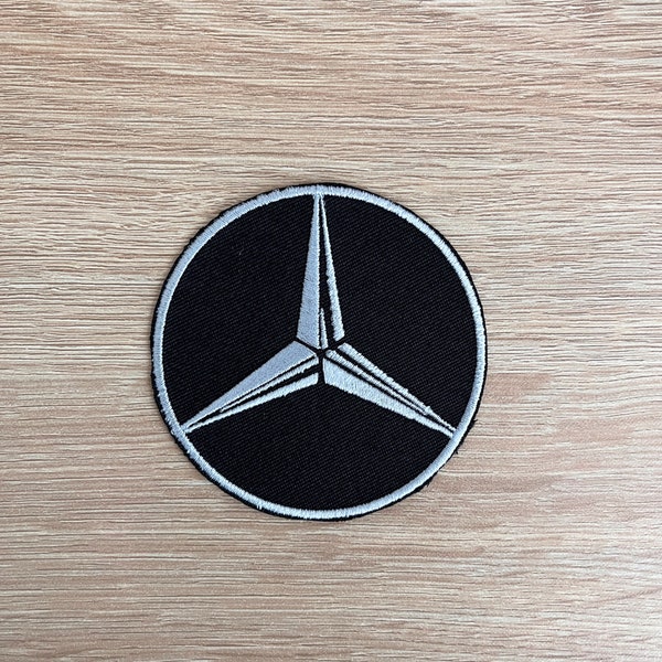 Écusson Mercedes Benz/Logo Mercedes Benz/Écusson logo Fomrula 1 Motorsport/Écusson brodé à coudre ou à repasser pour sacs à dos, vestes