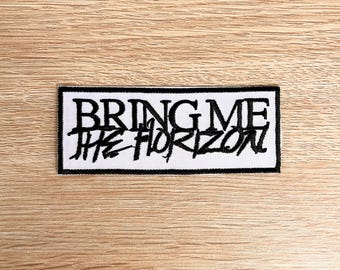 Bring Me The Horizon Patch / Rock Music Patch / Sew Or Iron On Embroidered Music Patch / BMTH Patch For Backpack, Jacket, Vest
