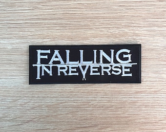 Falling In Reverse Patch / Rock Music Patch / Sew Or Iron On Embroidered Music Patch / Patch For Jackets / Patch For Battle Vests