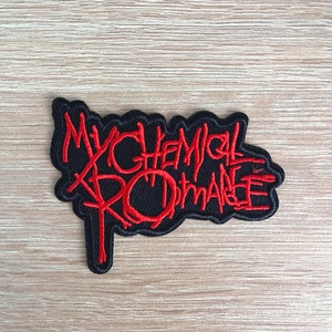 Écusson romantique My Chemical / Écusson musique rock / écusson brodé à coudre ou à repasser / écusson musique pour sac à dos vestes en jean chapeaux et sacs