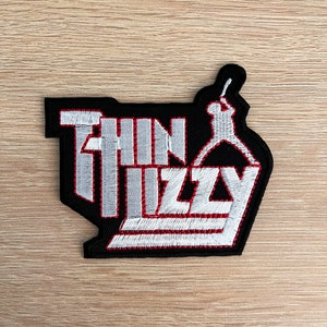 Thin Lizzy Patch / Rock Music Patch / Sew Or Iron On Embroidered Patch / 70s Music Patch / Patch For Jackets / Patch For Backpacks