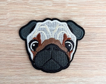 Toppa Termoadesiva Bulldog Per Giubbotti - 23.7x21.7cm Applicazione Con