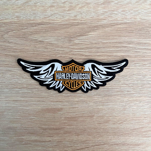 Harley Davidson Biker Patch / Harley Davidson Biker Patch / Aufnäher für Biker Jacke, Denim Weste