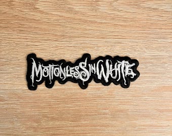 Motionless In White Patch - Heavy Metal Music Applique - Sew Or Iron On Rock Music Patch For Battle Vest, Denim Jackets And Backpacks