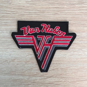 Van Halen Patch / Rock Music Patch / Sew Or Iron On Embroidered Band Logo Patch / Music Patch For Denim Jackets, Backpacks, Hats, Bags