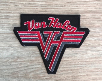 Van Halen Patch / Rock Music Patch / Sew Or Iron On Embroidered Band Logo Patch / Music Patch For Denim Jackets, Backpacks, Hats, Bags
